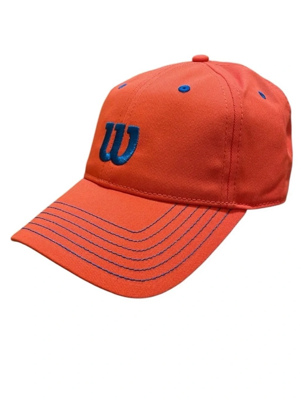 NWT Wilson Youth Tour Tennis Baseball Hat Cap Orange Junior Size Small Unisex